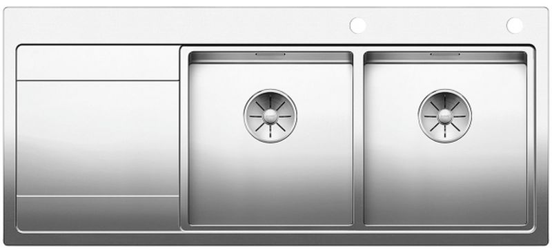 Blanco Divon II 8 S-IF Stahlspüle 116x51 cm 521665