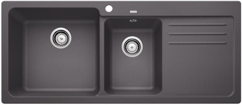 Blanco Naya 8 S Granitspüle 116x50 cm grau/graphit/onyx 519655