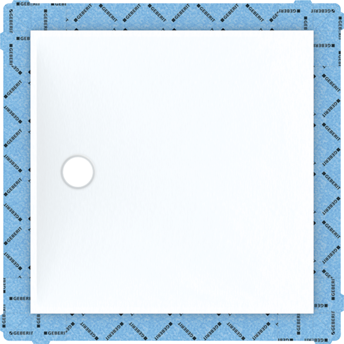 Geberit Setaplano Panel für Duschen ohne Duschen 90x90 cm weiß 154.270.11.1