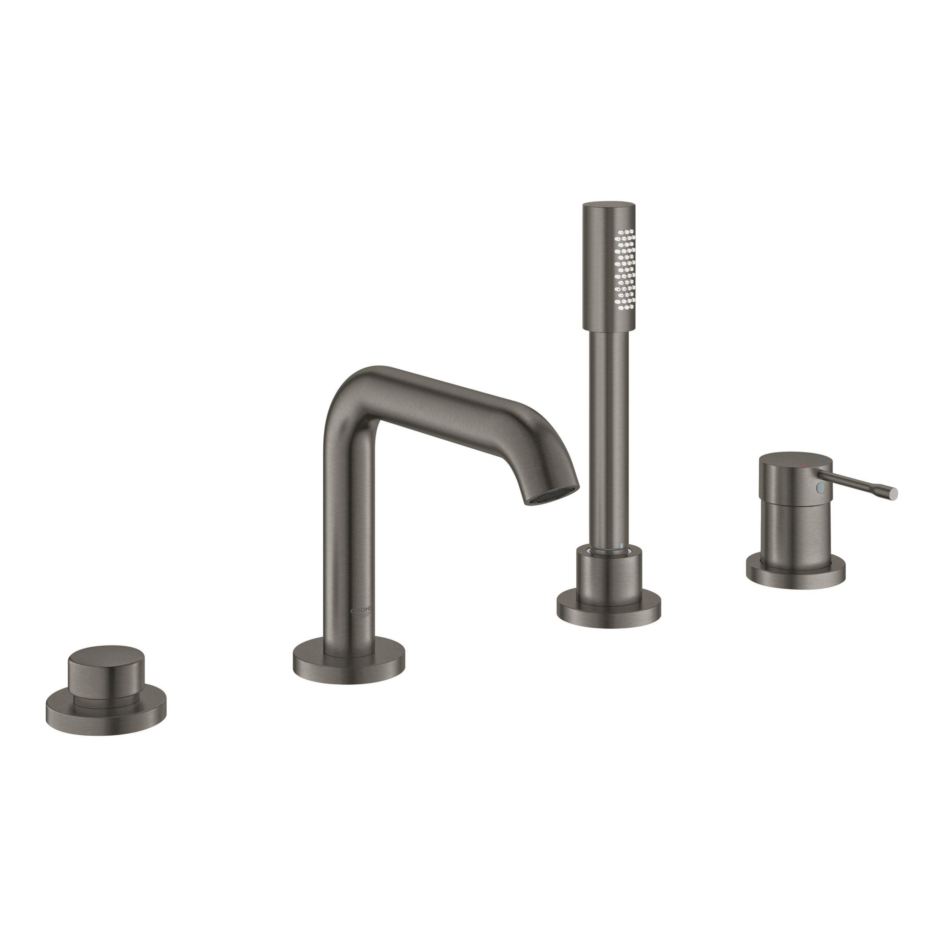 Grohe Essence Badewannen- und Duscharmatur awannenmontiert Brushed Hard Graphite 19578AL1