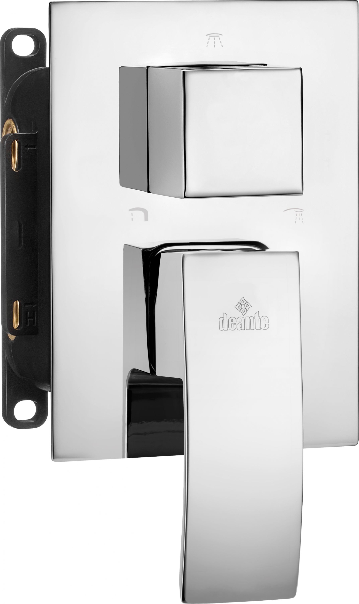 Deante Vigo Badewannen- und Duscharmatur Unterputz chrom BXY_0DWM