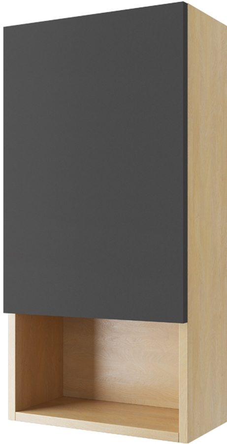 Excellent Tuto Kabinett 40x21.8x80 cm Seitenschrank hängend grau-eiche MLEX.0105.400.BLGR