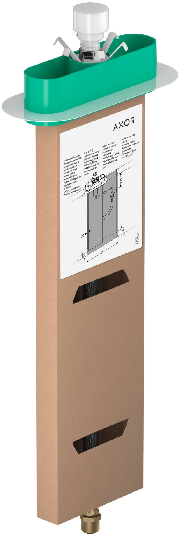 Axor Edge Element für den Badewanneneinbau 15490180