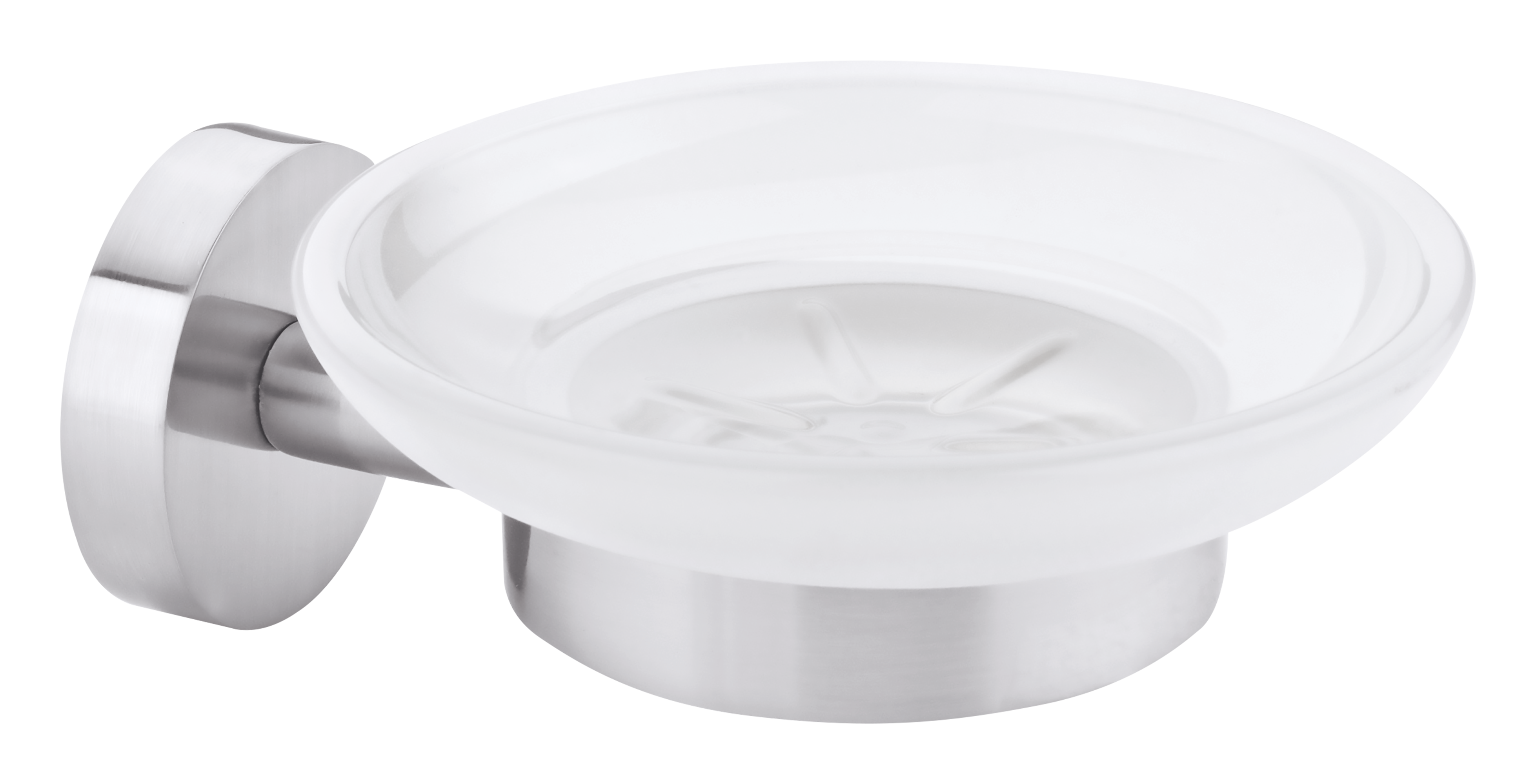 Tesa Moon Seifenschale Wand chrom-weiß 40310-00000-00