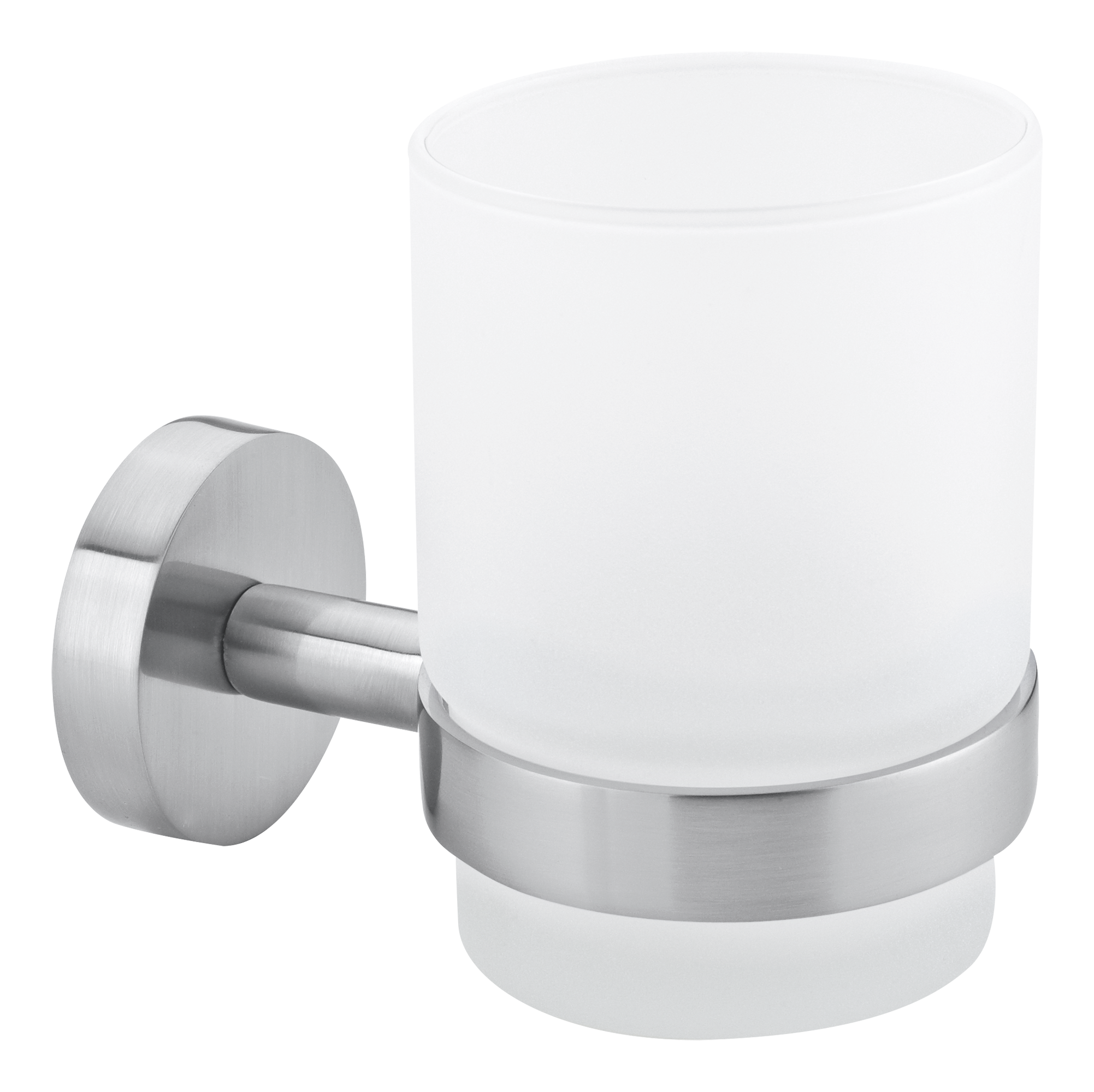 Tesa Moon Zahnputzbecher weiß-chrom 40312-00000-00