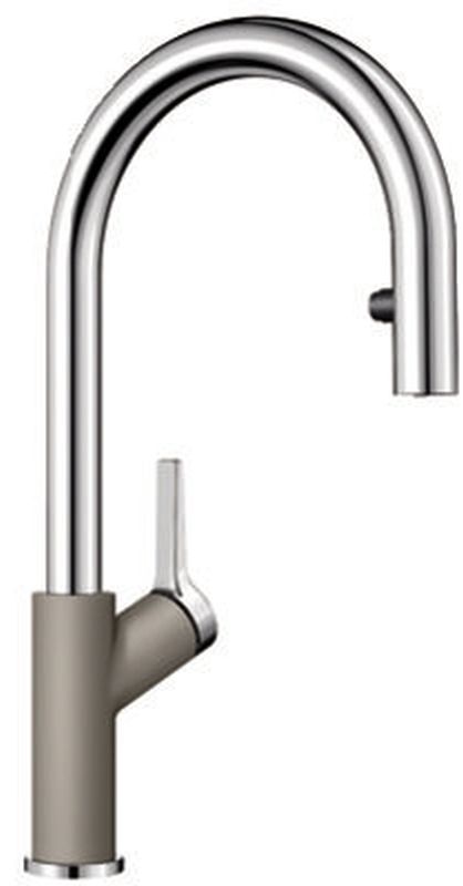 Blanco Carena-S Vario Küchenarmatur Stehend chrom-braun 521376