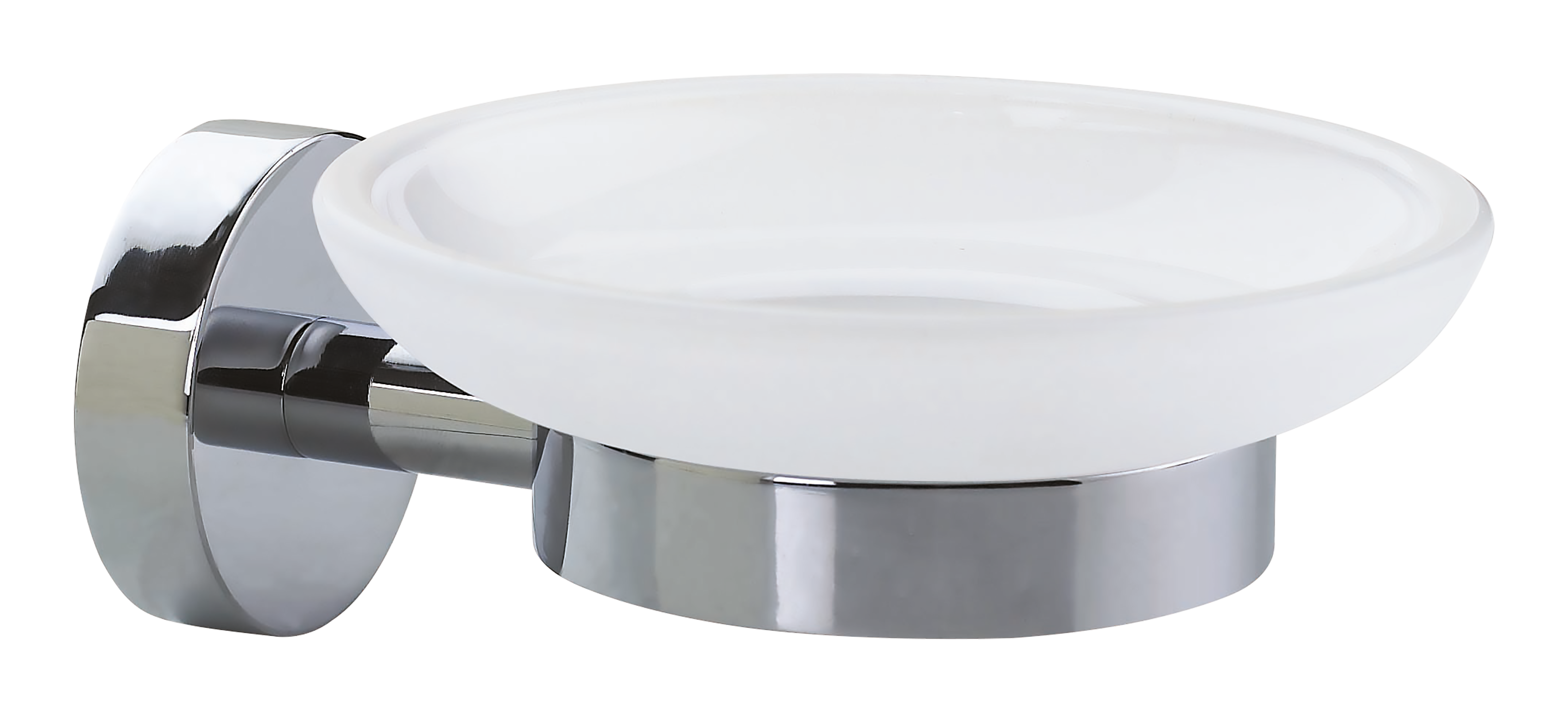Tesa Smooz Seifenschale Wand chrom-weiß 40324-00000-00