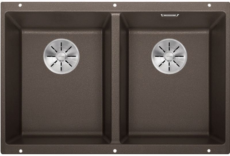 Blanco Subline 350/350-U Granitspüle 72.5x40 cm braun 523583