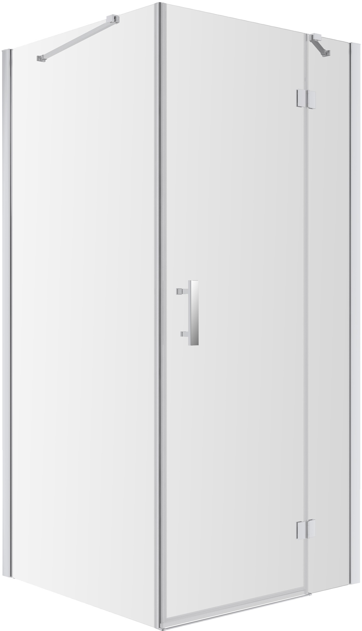 Omnires Manhattan Dusche 90x90 cm quadratisch chrom Glanz/durchsichtiges Glas MH9090CRTR