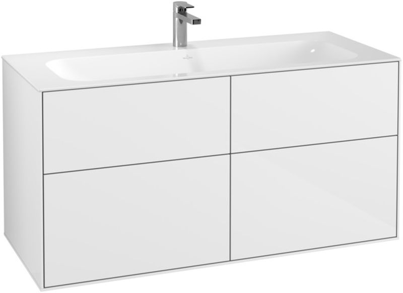 Villeroy & Boch Finion Kabinett 119.6x49.8x59.1 cm Unterschrank hängend weiß F05000GF