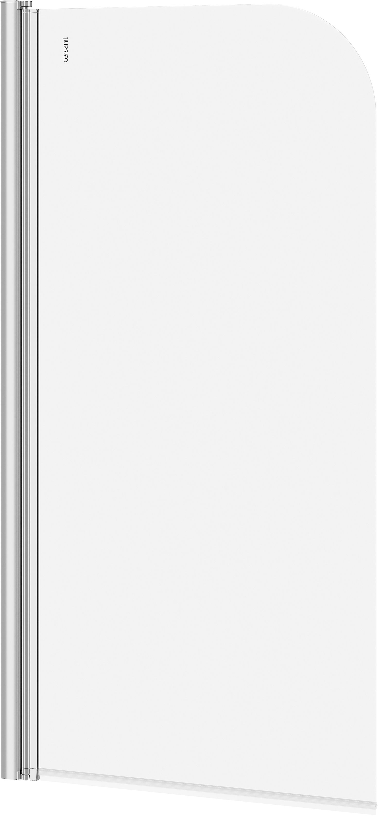 Cersanit Easy Badewannenabtrennung 70 cm einteilig chrom Glanz/durchsichtiges Glas S301-289