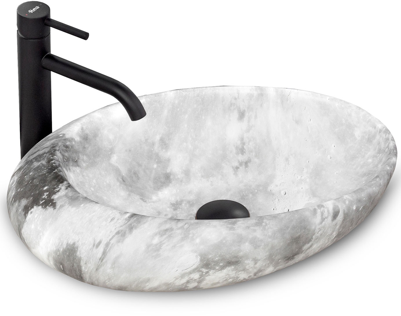 Rea Roxy Waschbecken 49x31 cm oval Aufsatzwaschbecken REA-U6651