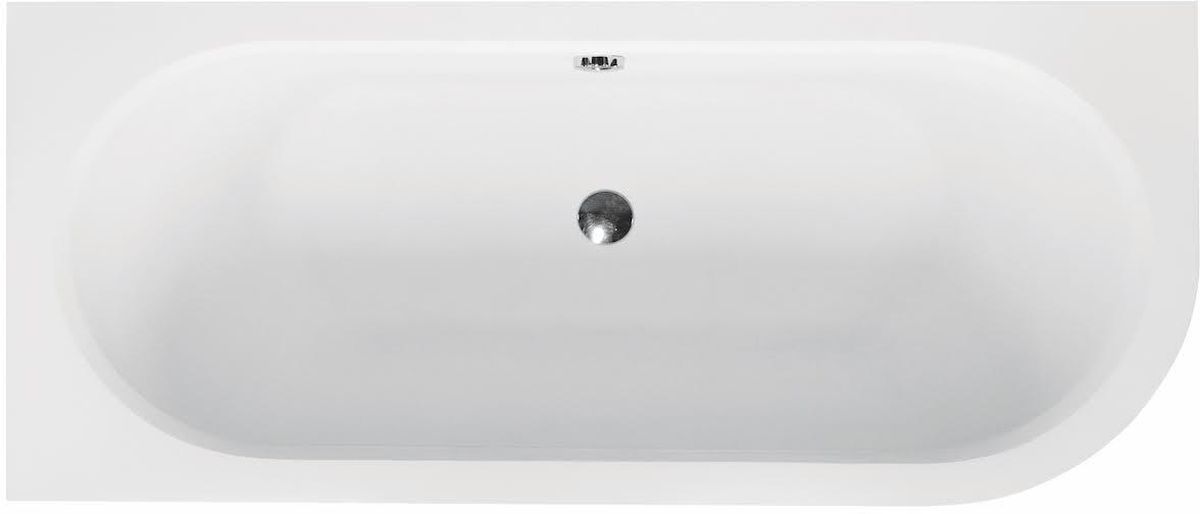 Besco Avita Eckbadewanne 159.5x75 cm linksseitig weiß #WAV-160-NL