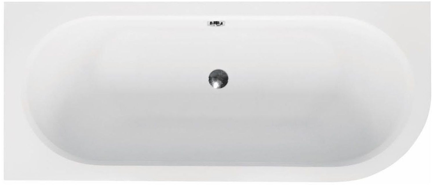 Besco Avita Schlanke Eckbadewanne 150x74.5 cm linksseitig weiß #WAV-150-NLS