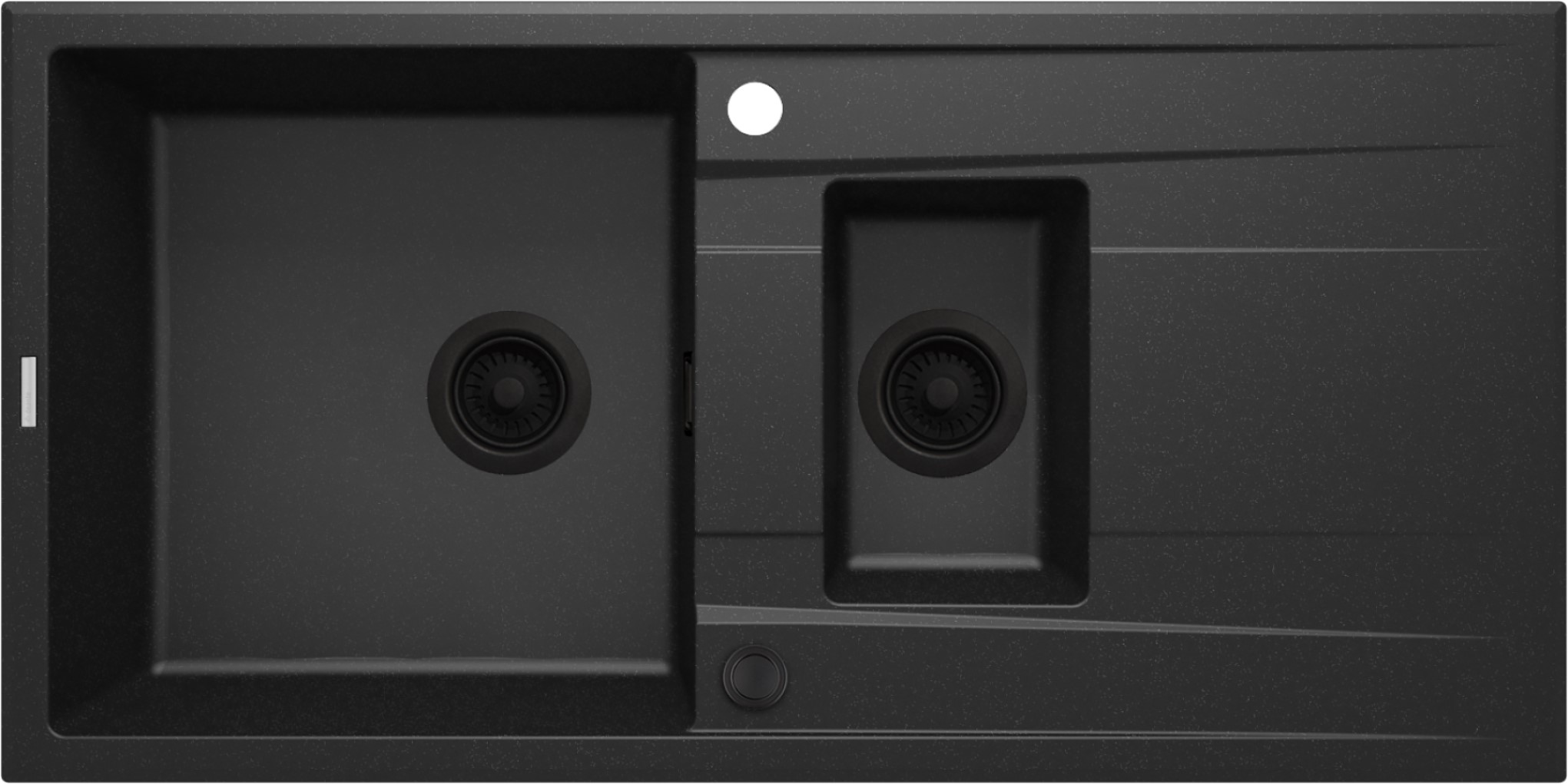 Deante Eridan Granitspüle 100x50 cm grau/graphit/onyx ZQE_G513