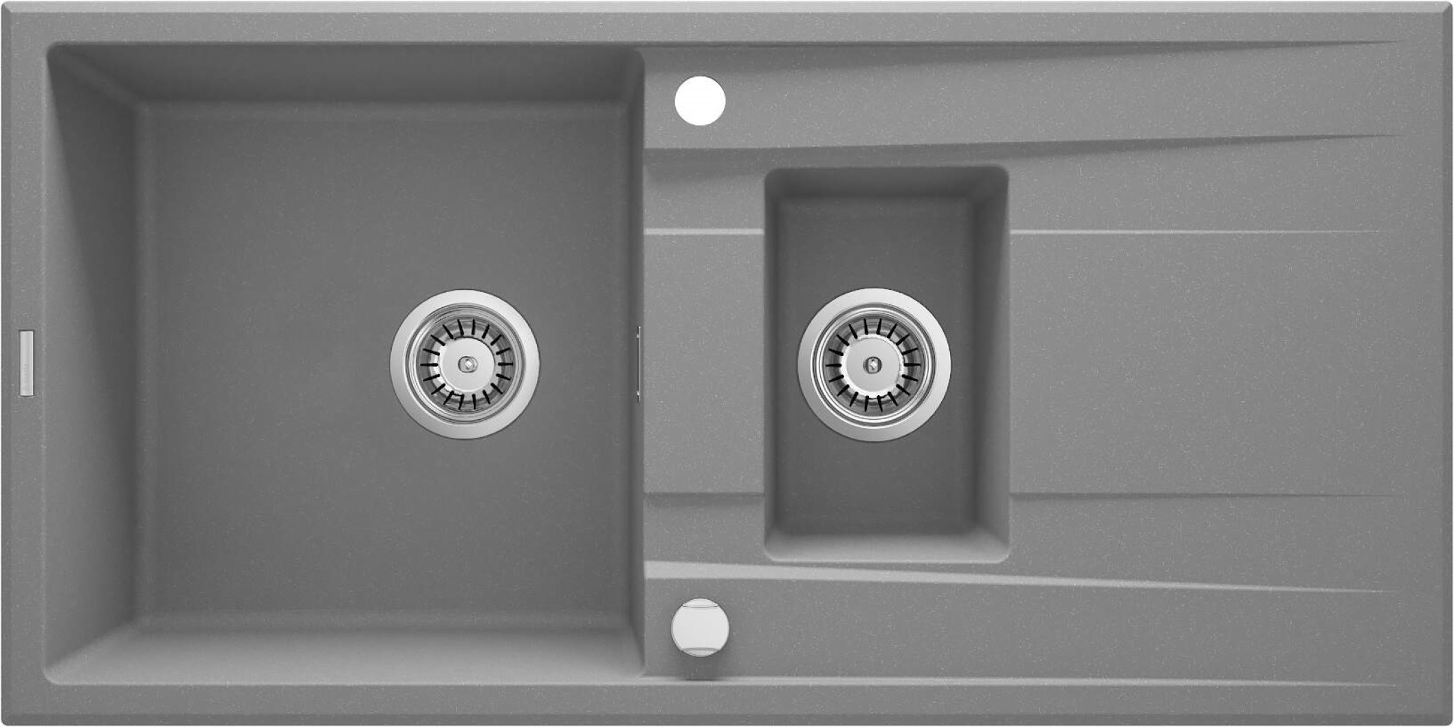 Deante Eridan Granitspüle 100x50 cm grau/graphit/onyx ZQE_S513