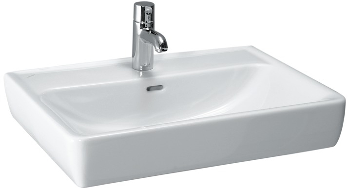 Laufen Pro A Waschbecken 55x48 cm rechteckig Klassisch-Aufsatzwaschbecken weiß H8179510001041