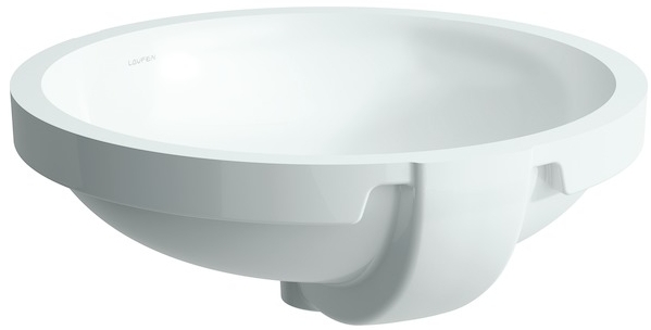 Laufen Pro B Waschbecken 42x42 cm rund Unterbauwaschbecken weiß H8189620001091