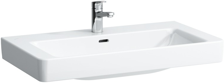 Laufen Pro S Waschbecken 85x46 cm rechteckig Klassisch-Aufsatzwaschbecken weiß H8139650001041