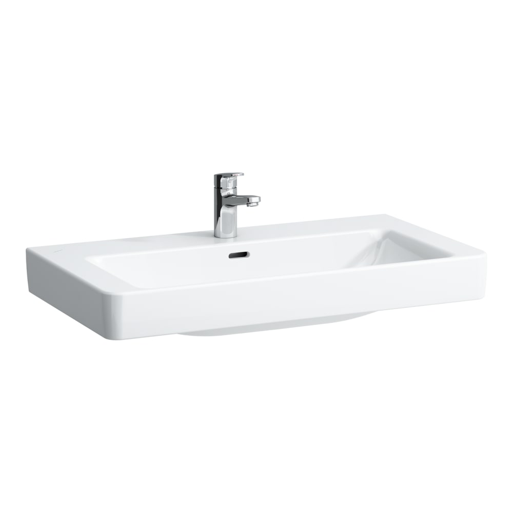 Laufen Pro S Waschbecken 85x46 cm rechteckig Klassisch-Aufsatzwaschbecken weiß glanz H8139650001041