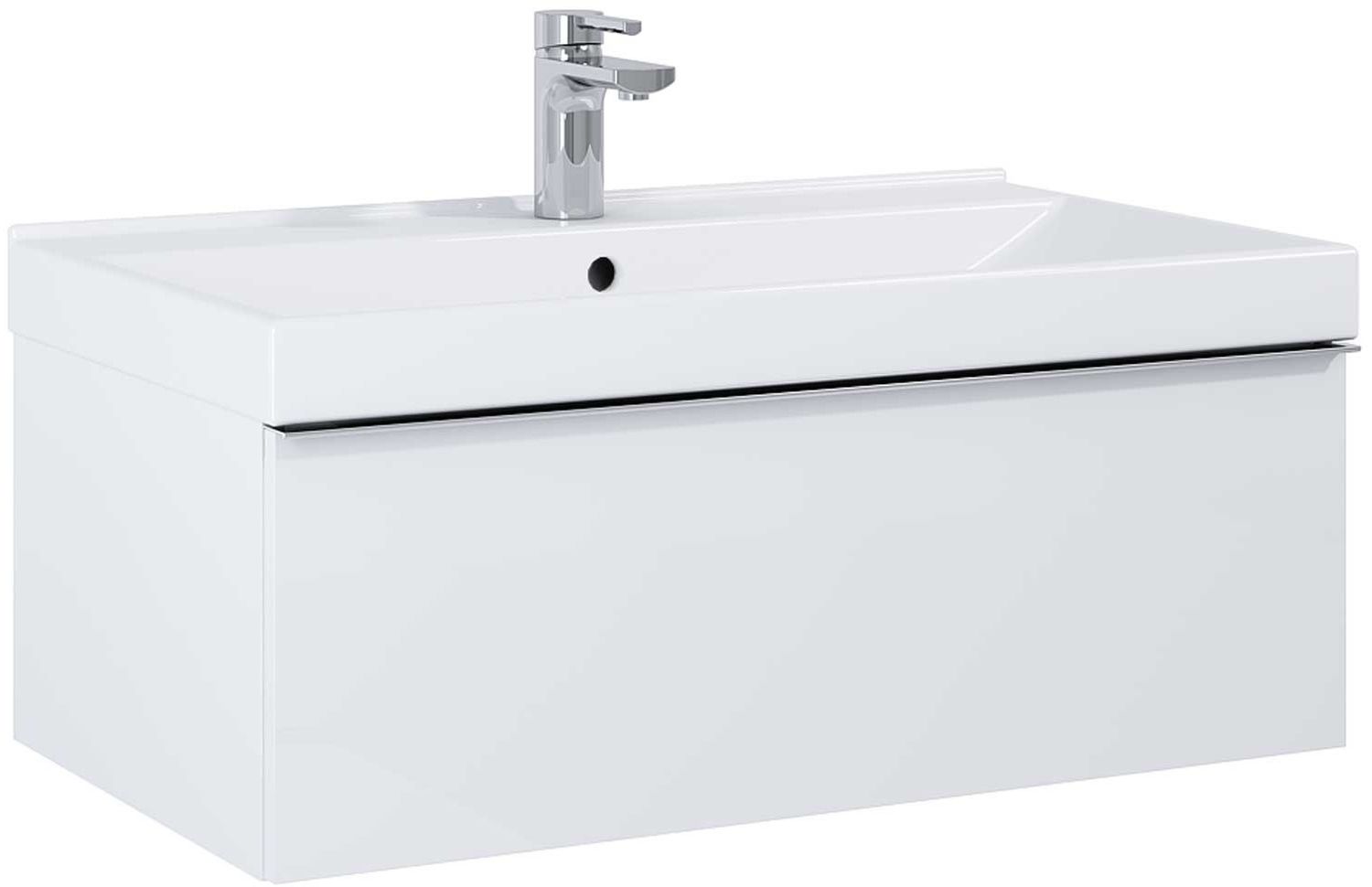 Elita Look Kabinett 80x44.9x28.1 cm Unterschrank hängend weiß RE010803028060