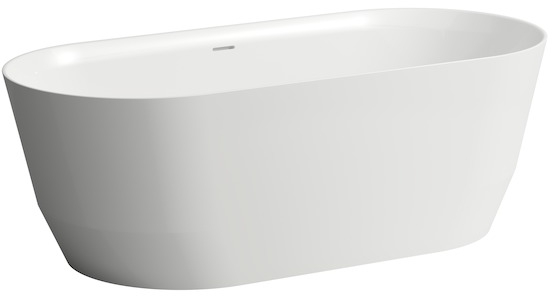 Laufen Pro Freistehende Badewanne 165x75 cm oval weiß H2399520000001