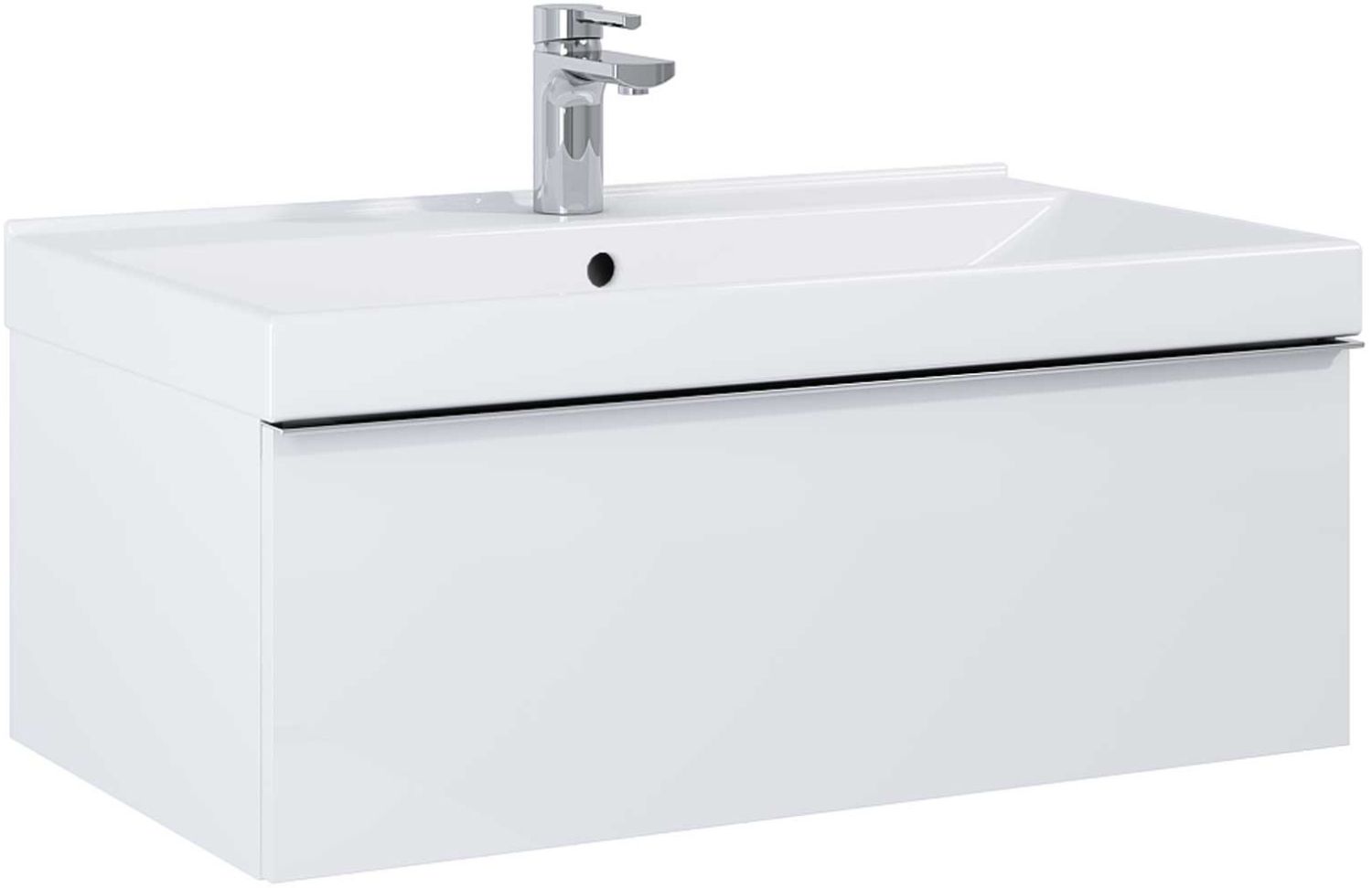 Elita Look Kabinett 80x44.9x28.1 cm Unterschrank hängend weiß RE010803025290