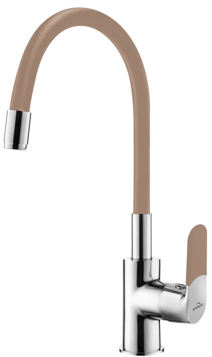 Invena Joga küchenarmatur stehend chrom-beige BZ-32-L03