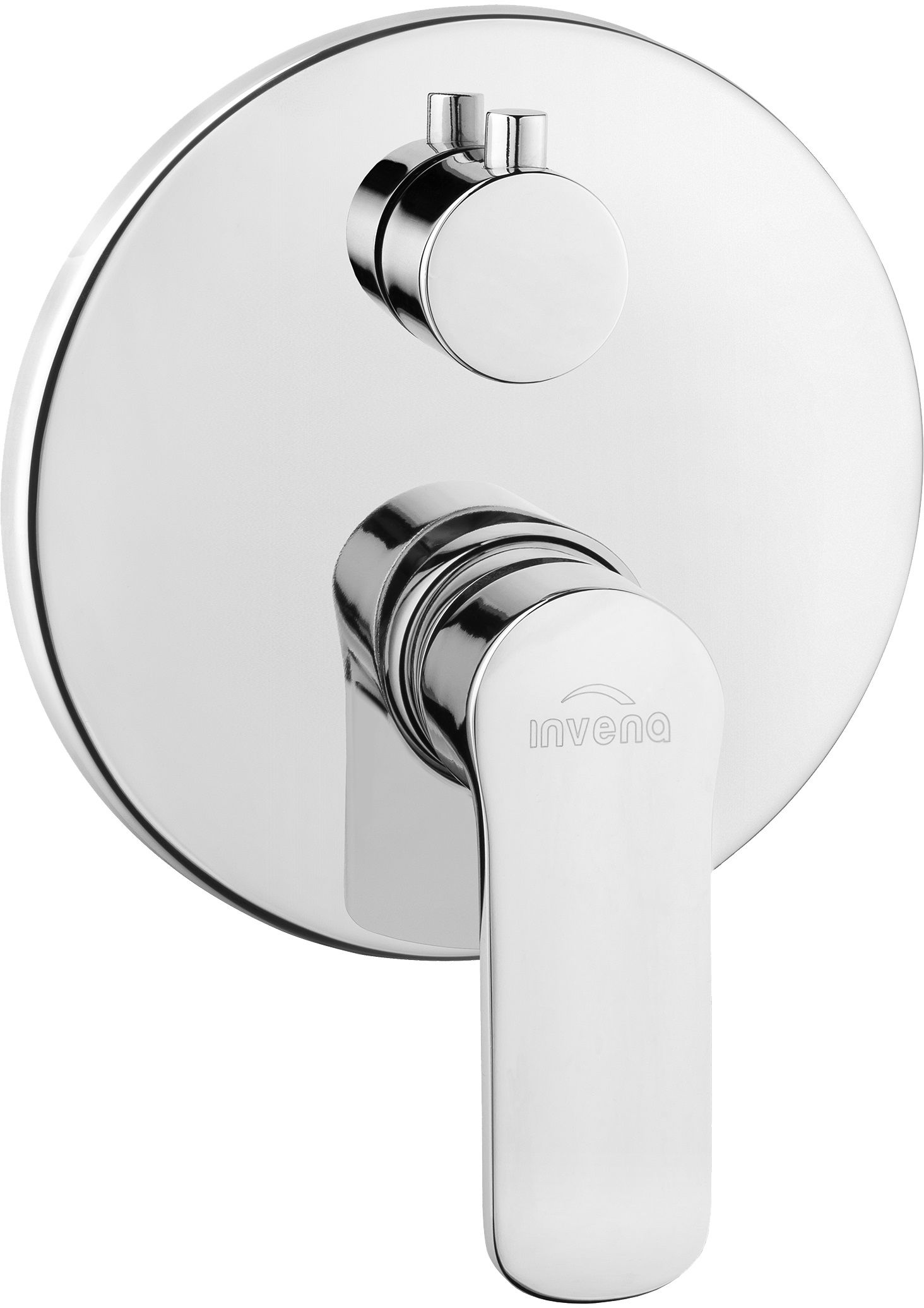 Invena Siros badewannen- und duscharmatur Unterputz chrom BP-90-CO2
