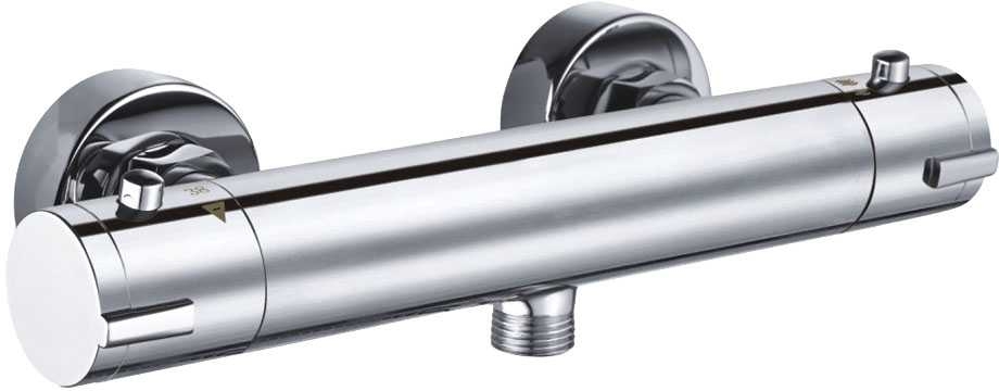 Invena duschbatterie Wand mit Thermostat chrom BT-00-001