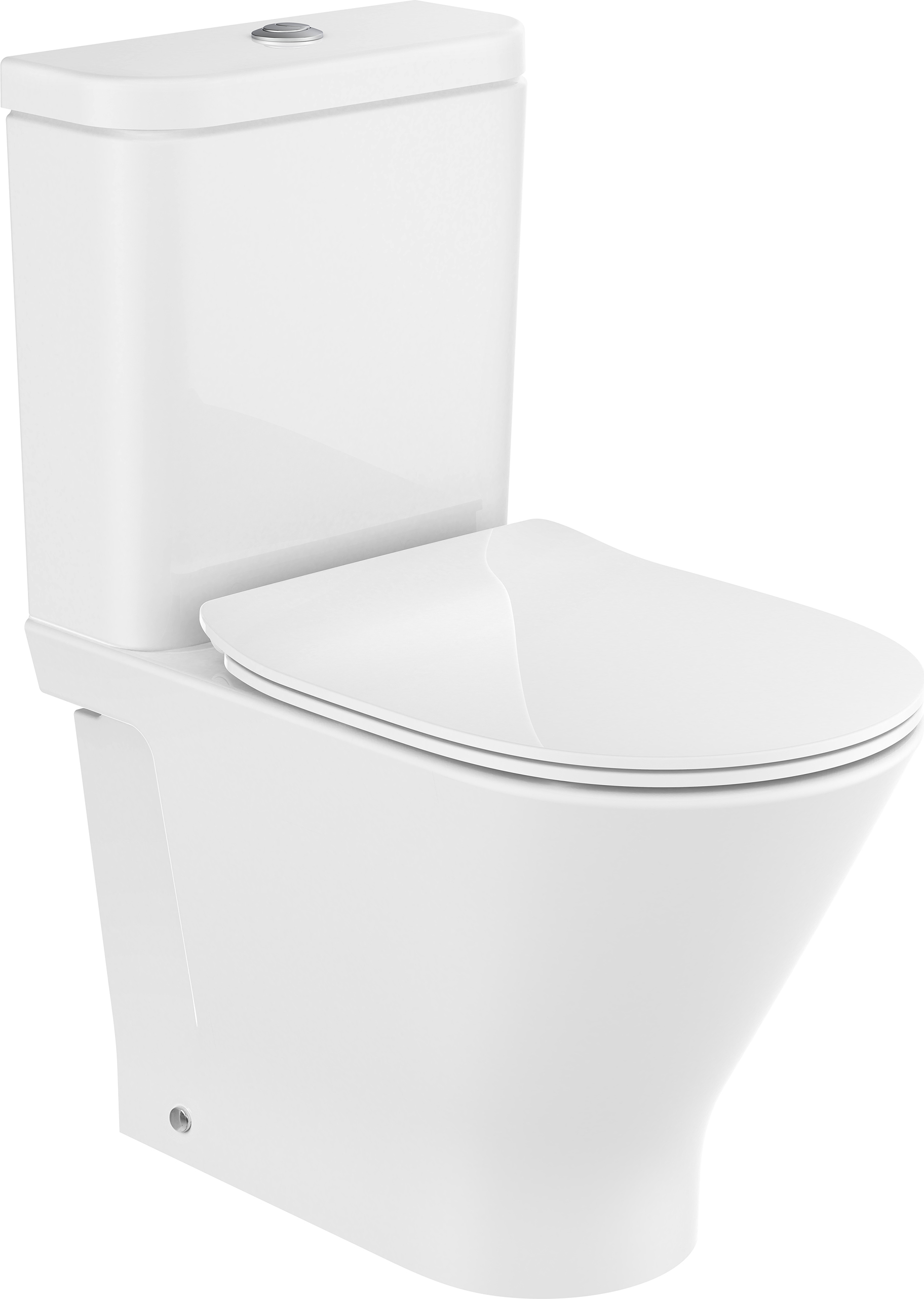 Roca Gap Round Kompakte Toilettenschüssel weiß A3420N7000