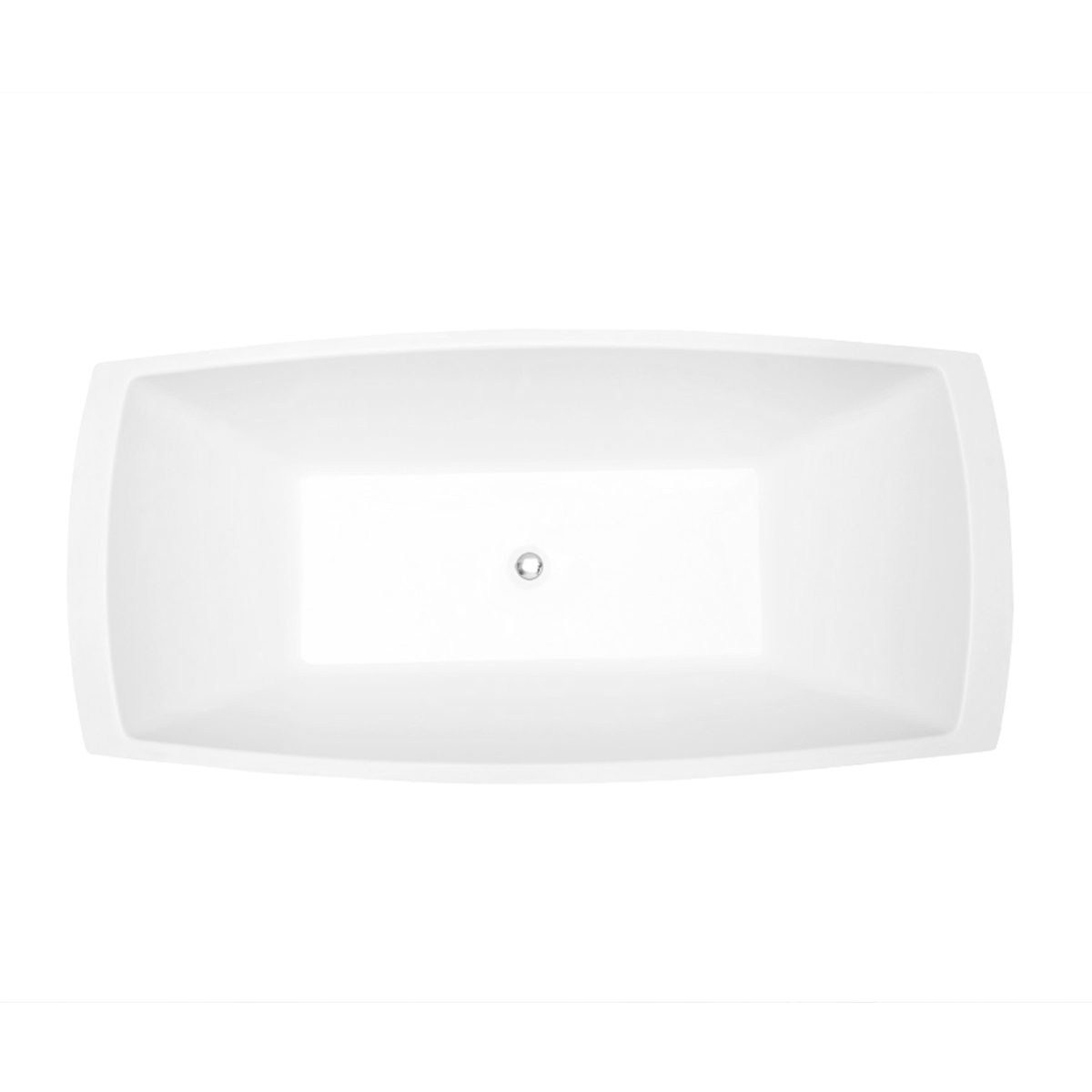 Hagser Elisa Freistehende Badewanne 170x80 cm rechteckig weiß HGR20000012