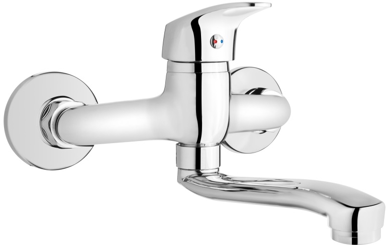 Invena Ava New küchenarmatur Wand chrom BC-06-001