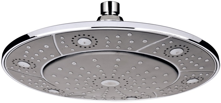Invena Socho Kopfbrause 24x24 cm rund chrom SC-D1-002