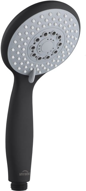 Invena Dark Handbrause schwarz AS-44-004