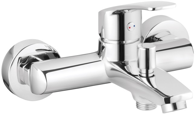 Invena Malta badewannen- und duscharmatur Wand chrom BW-27-001