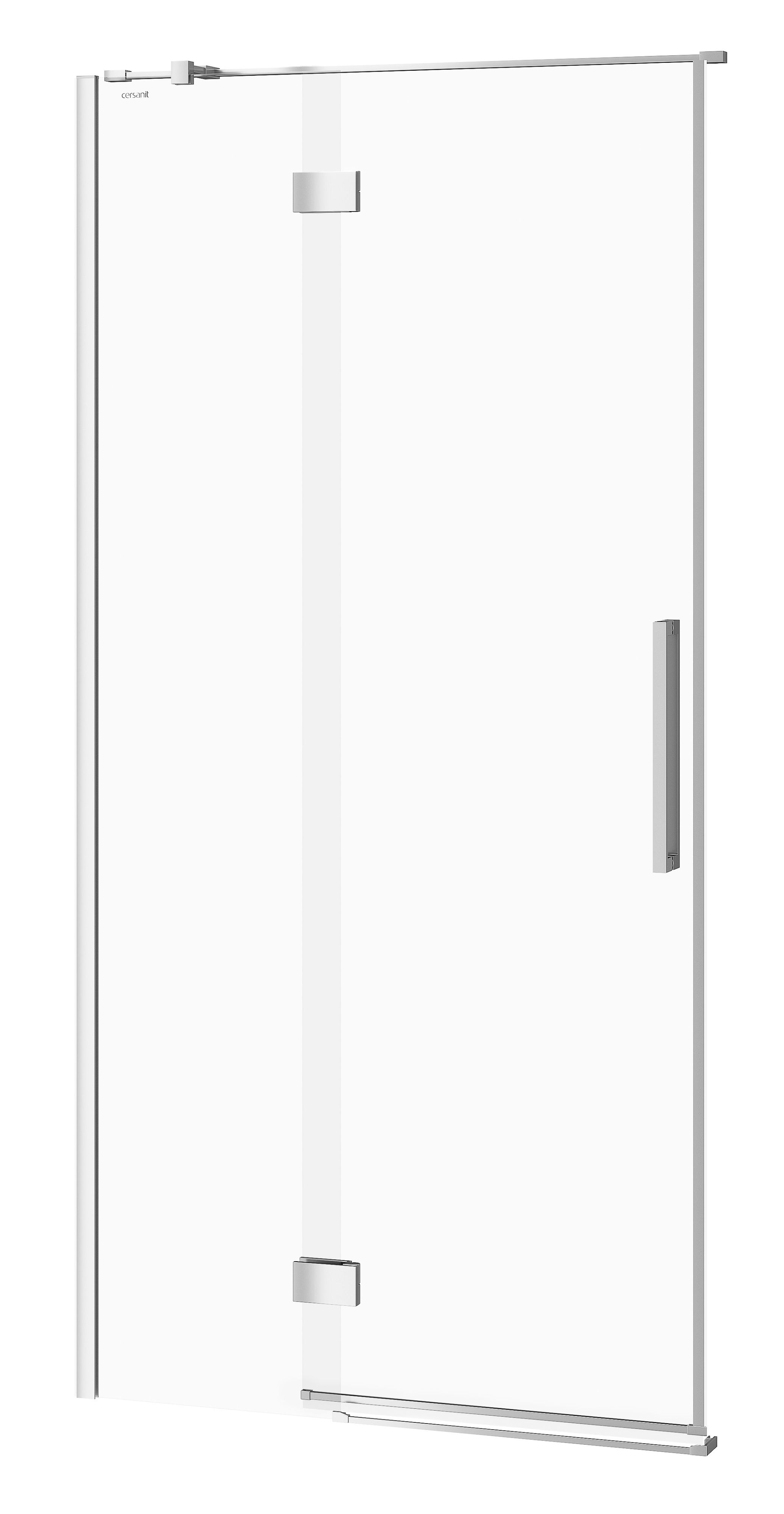 Cersanit Crea Duschtüren 100 cm aufklappbar chrom Glanz/durchsichtiges Glas S159-001