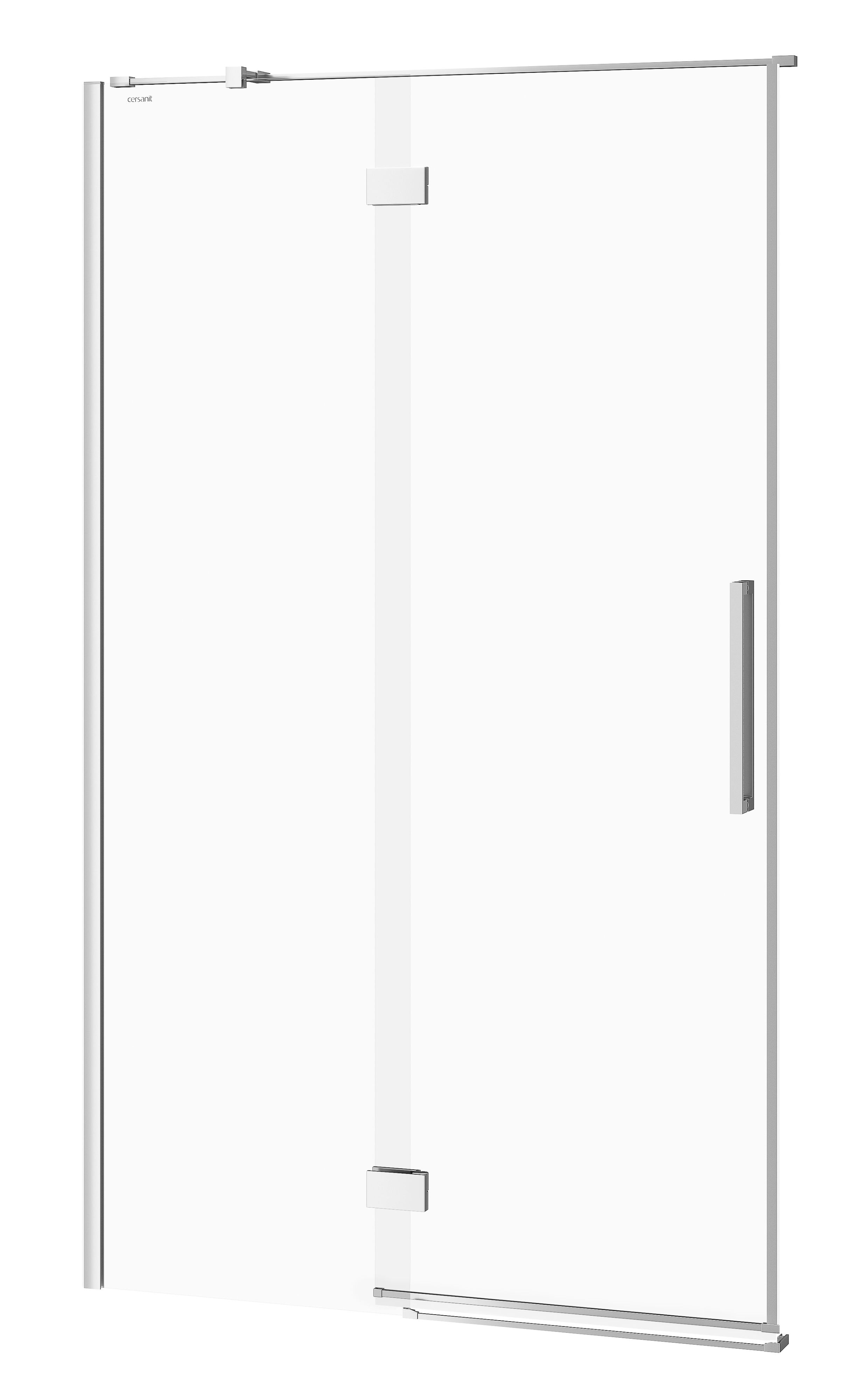 Cersanit Crea Duschtüren 120 cm aufklappbar chrom Glanz/durchsichtiges Glas S159-003