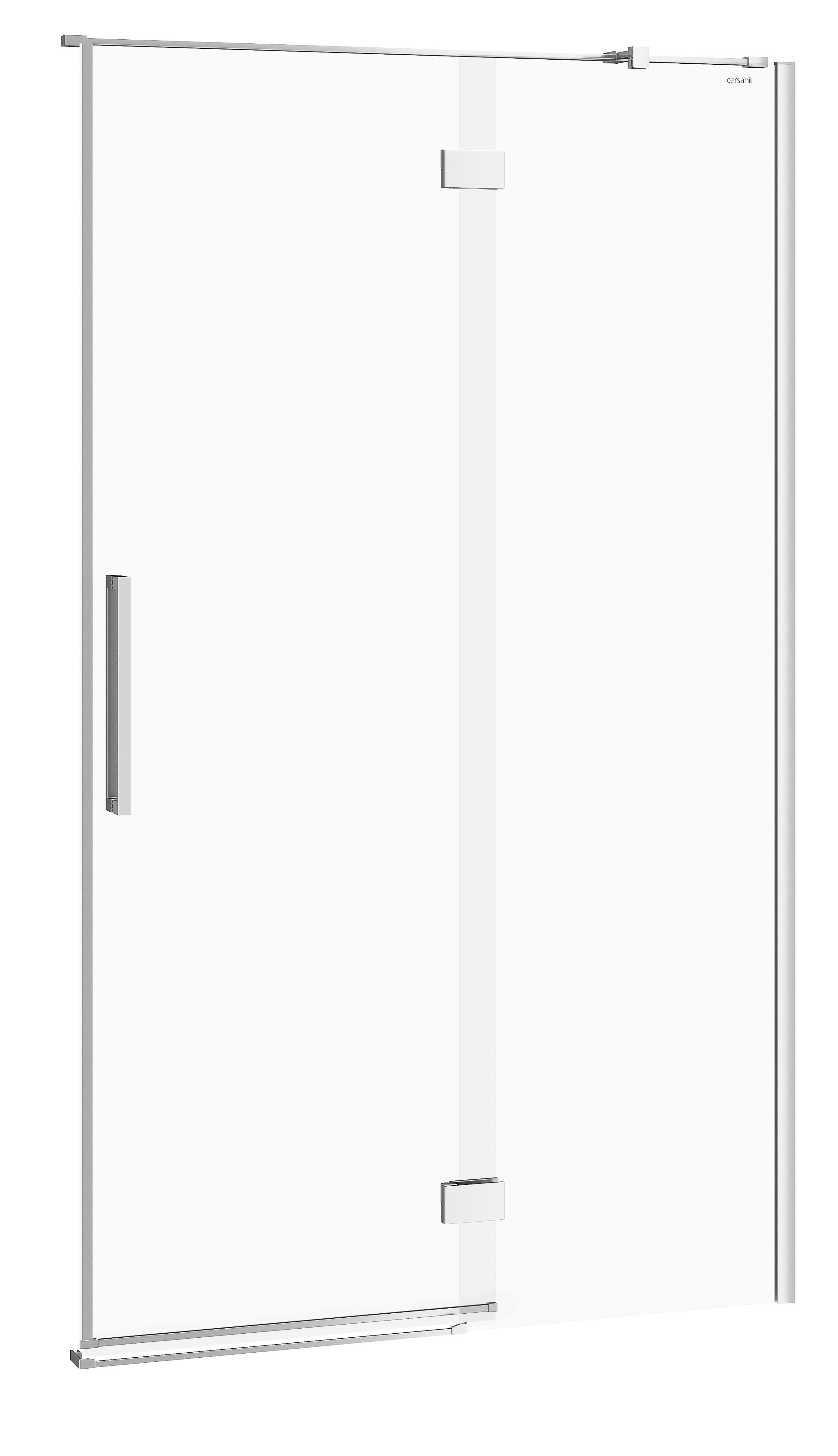 Cersanit Crea Duschtüren 120 cm aufklappbar chrom Glanz/durchsichtiges Glas S159-004