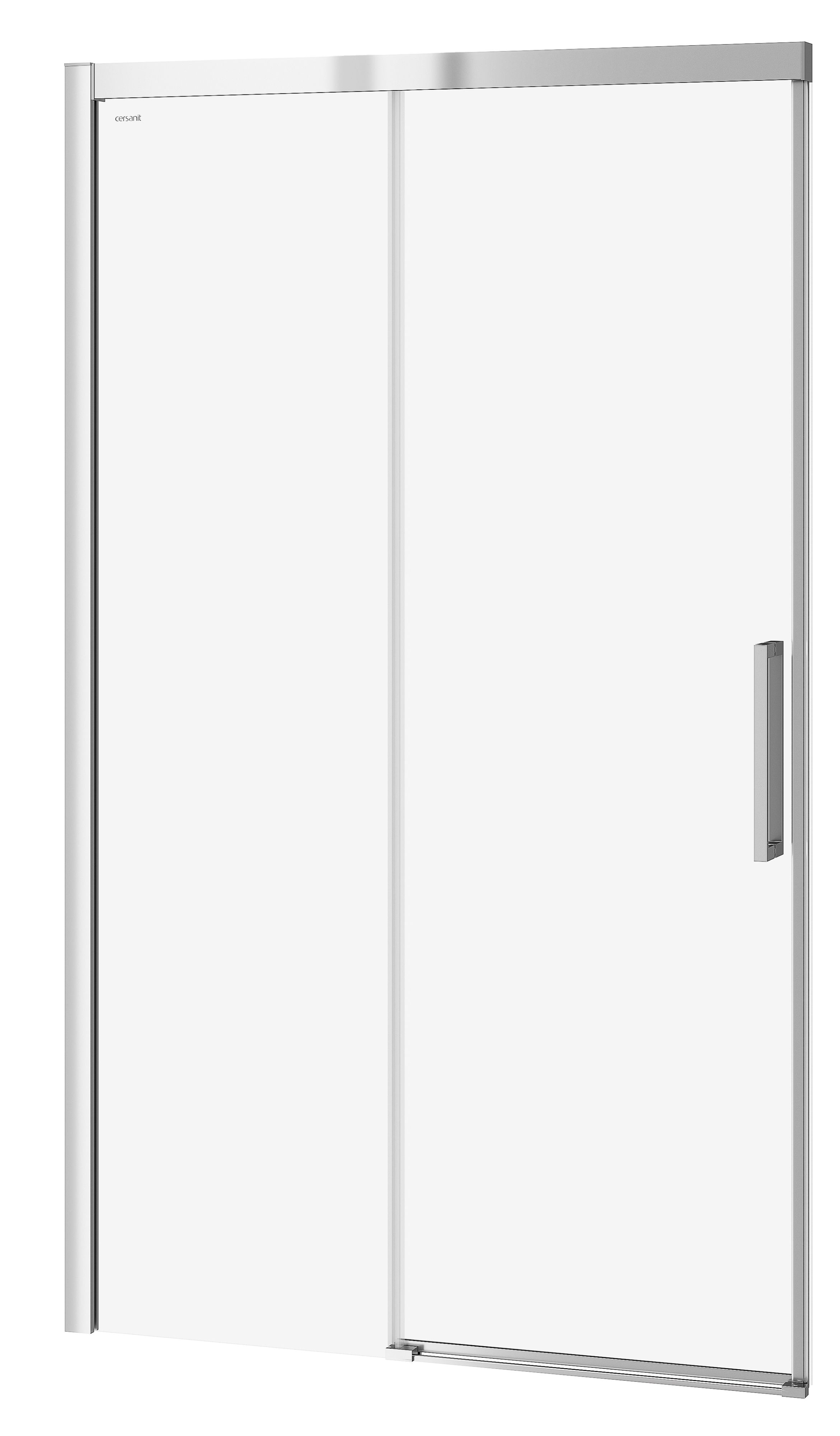 Cersanit Crea Duschtüren 120 cm Schiebe- chrom Glanz/durchsichtiges Glas S159-007
