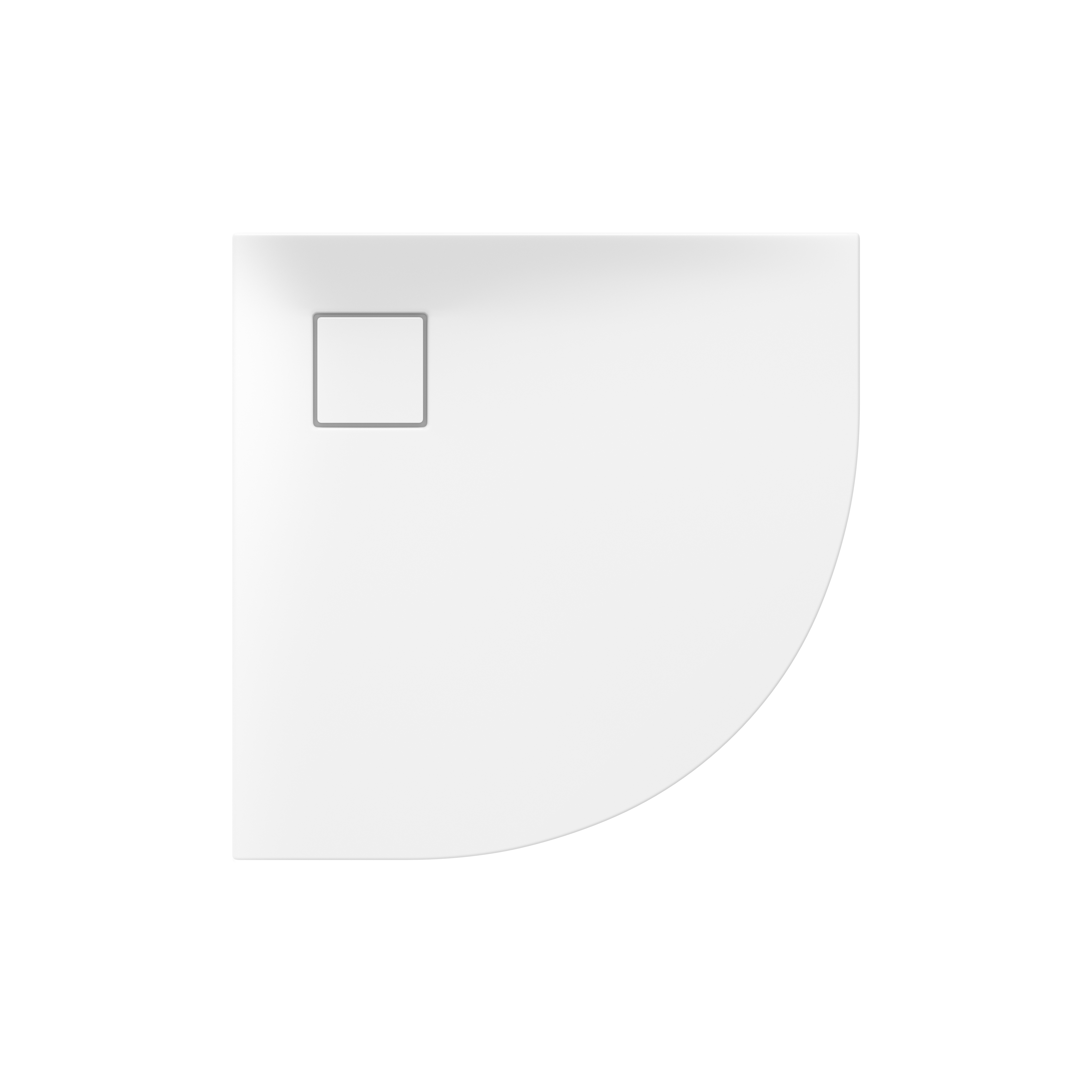 Cersanit Tako Halbrunde Duschwanne 80x80 cm weiß S601-119