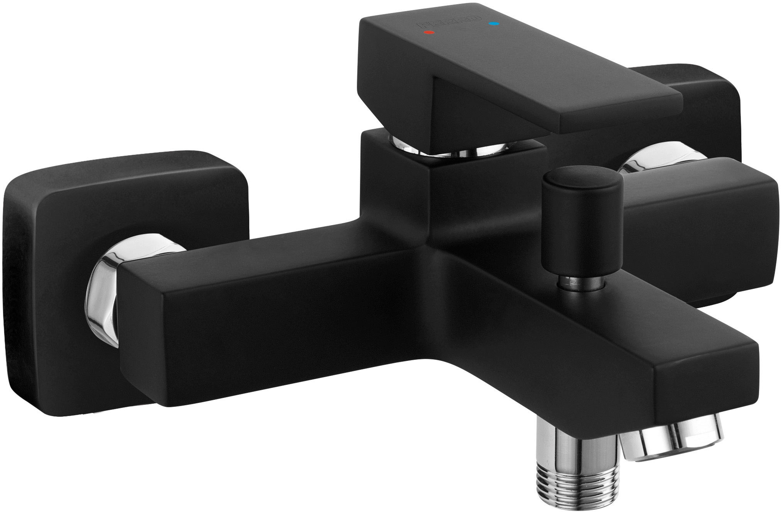 Ferro Zicco Black badewannen- und duscharmatur Wand schwarz BZI1BL