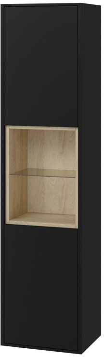 Excellent Tuto Kabinett 40x32x160 cm Seitenschrank hängend schwarz-eiche MLEX.0201.400.BKBL