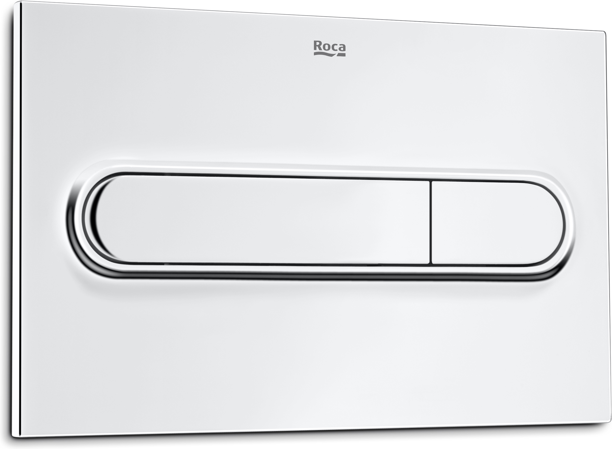 Roca PL Betätigungsplatte für Toilette glänzender Chrom A890195001
