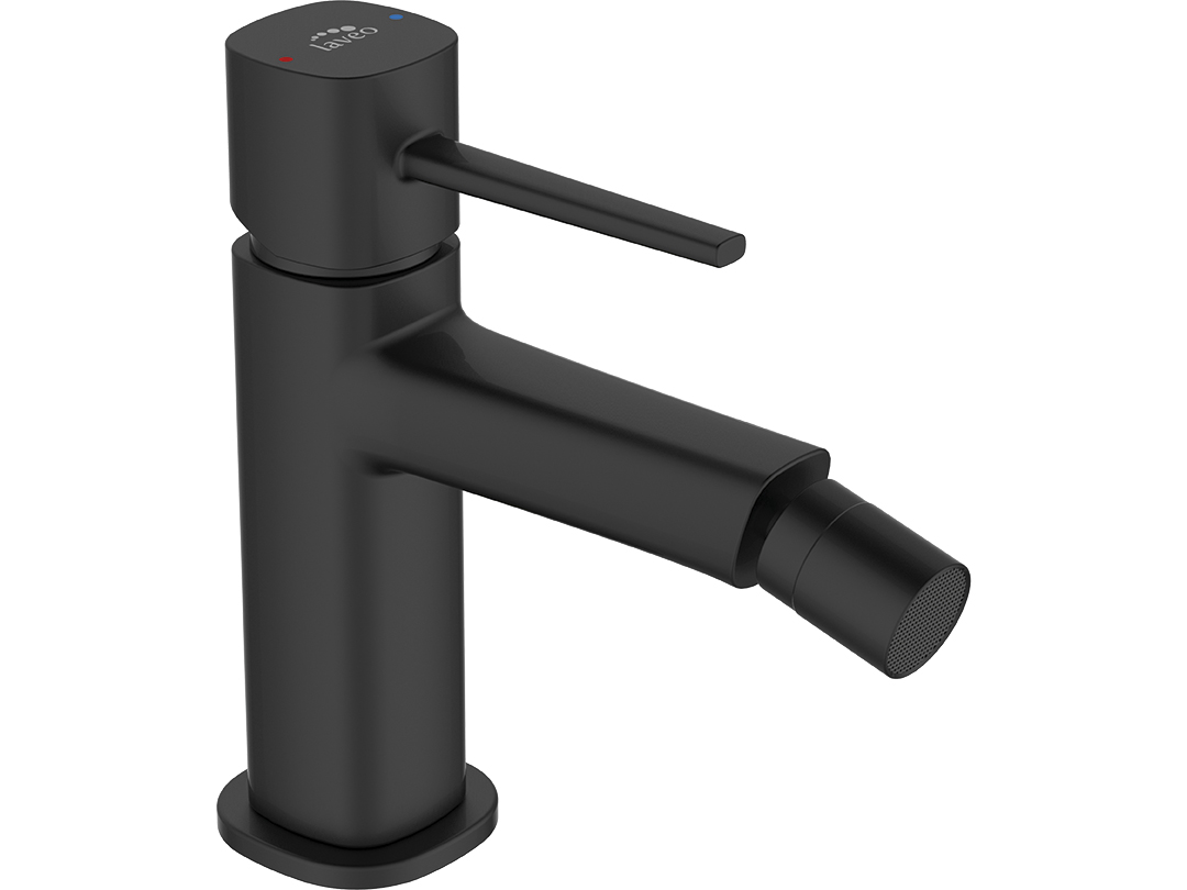 Laveo Pola bidet-wasserhahn stehend schwarz BAP732D