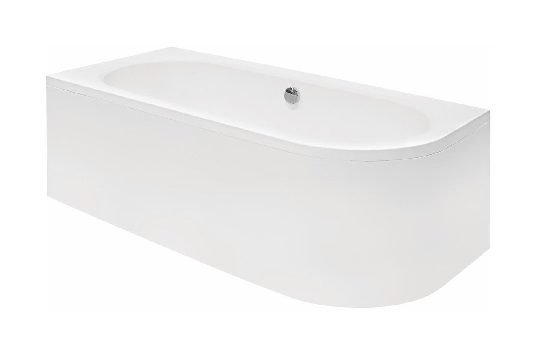 Set Eckbadewanne Besco Avita #WAV-150-NL, Badewannenverkleidung Besco Avita OAV-150-NS