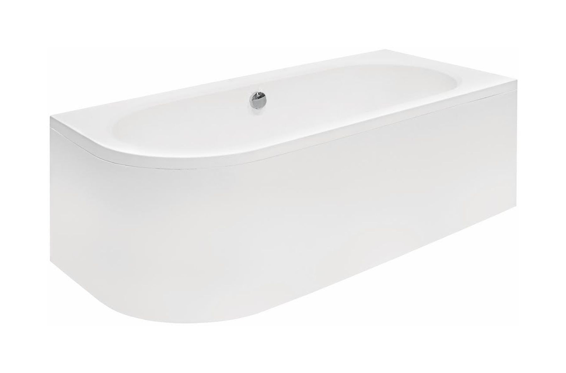 Set Eckbadewanne Besco Avita #WAV-160-NP, Badewannenverkleidung Besco Avita OAV-160-NS