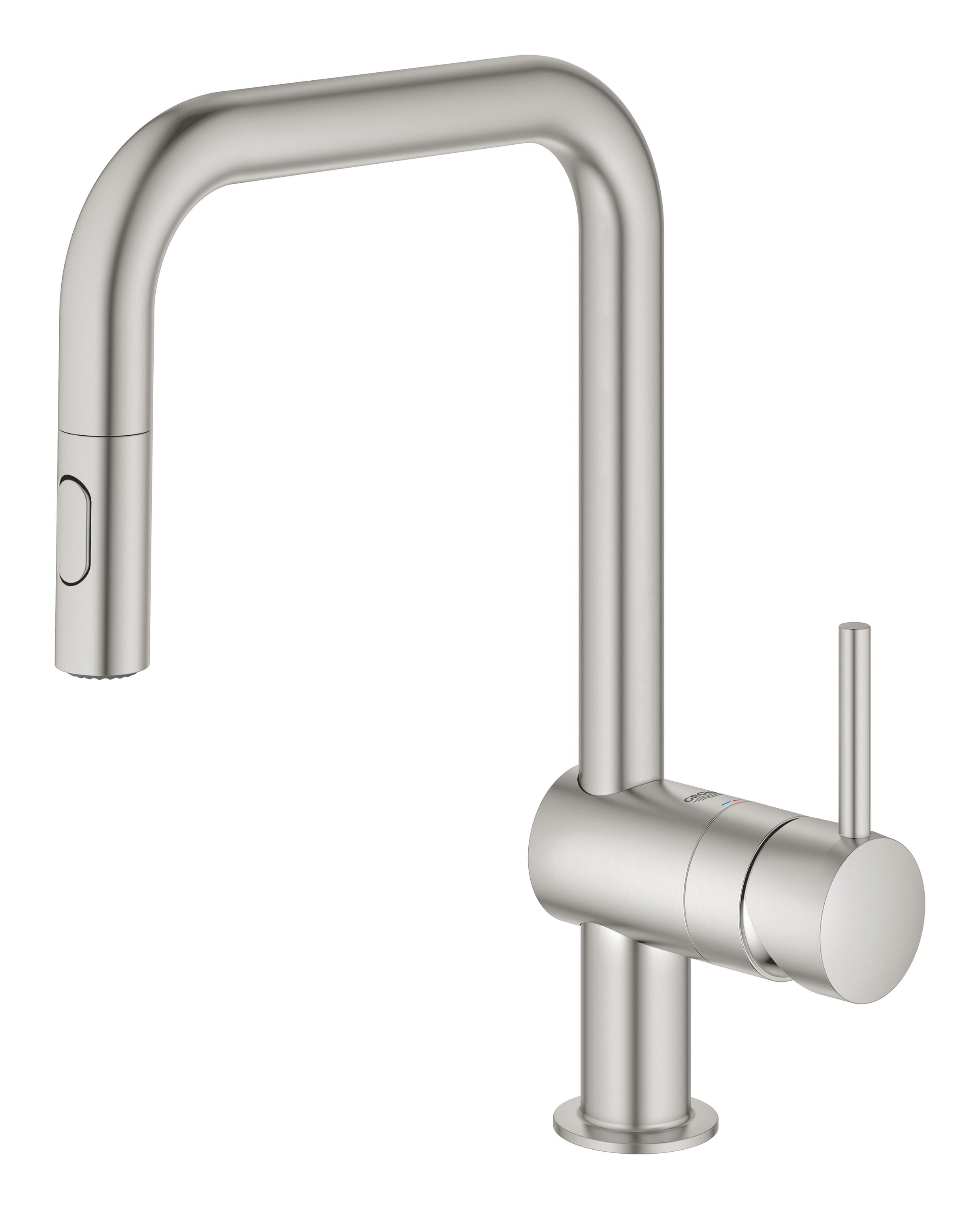 Grohe Minta Küchenarmatur Stehend SuperSteel 32322DC2