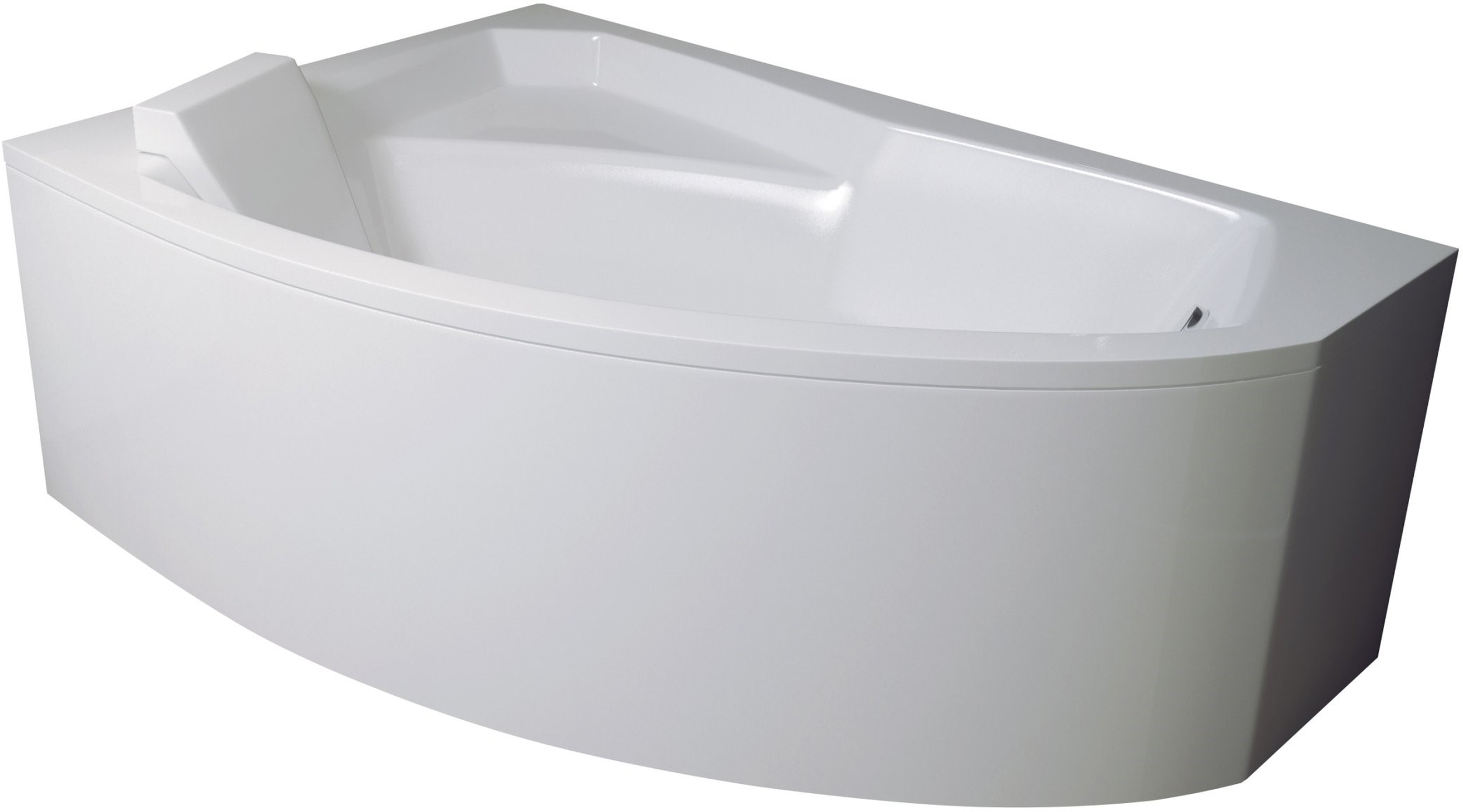 Set Eckbadewanne Besco Rima #WAR-160-NL, Badewannenverkleidung Besco Rima OAR-160-NS