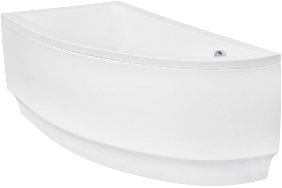 Set Eckbadewanne Besco Praktika #WAP-140-NL, Badewannenverkleidung Besco Praktika OAP-140-NL